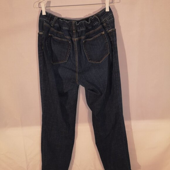 Chico's Ladies Platinum Denim Ultimate Fit Straight Leg Blue Jeans - Picture 2 of 11